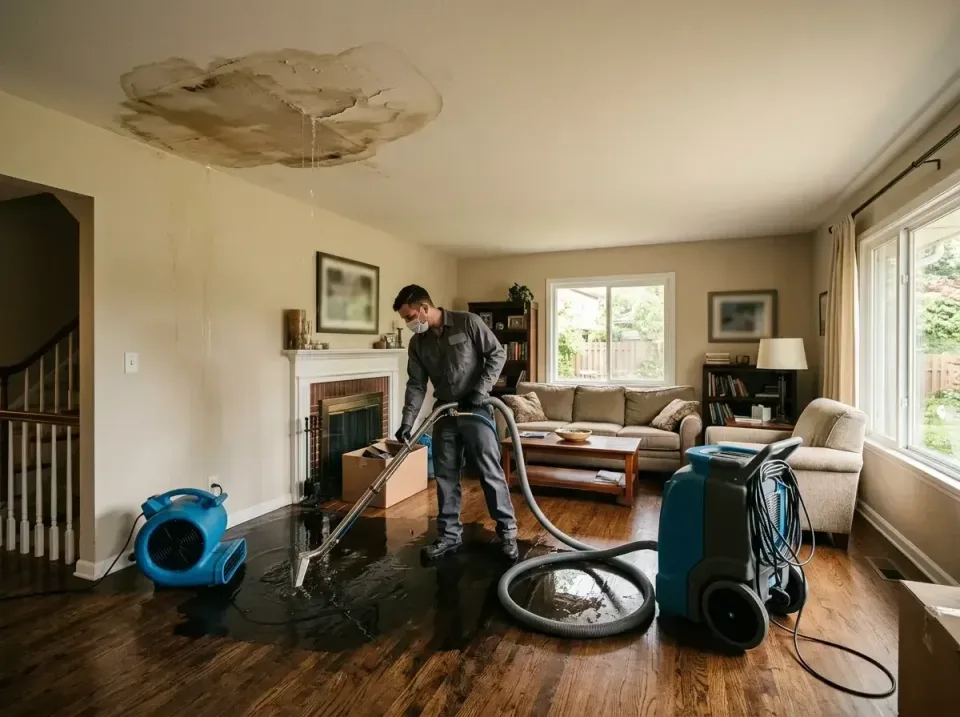 attic-pipe-burst-ceiling-drip-008 — frequently asked questions, Water Damage Restoration & Carpet Care in Isanti, MN